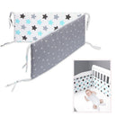 Cotton Breathable Crib Bumper Pad Washable Thick Baby Mattress Set Baby Boy