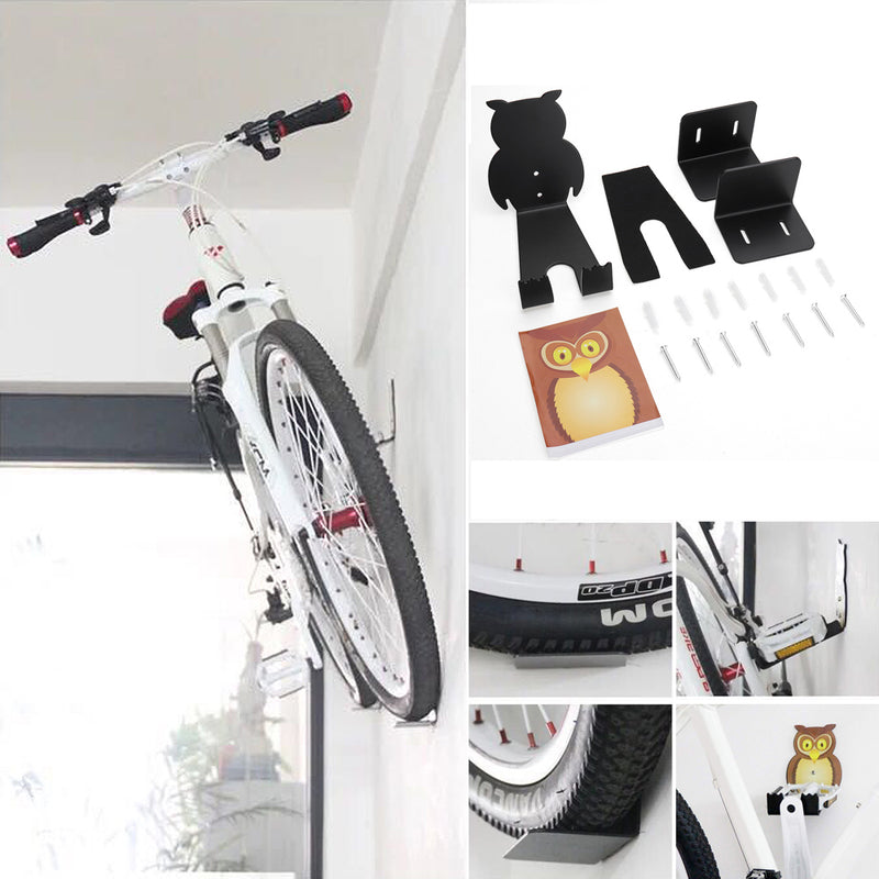 Bicycle Bike Pedal Hanger Holder Hook Mountain Bike Rack Stand Steel Support Wall Mount Storage Display Rack Owl Xams