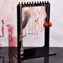 Jewelry Display Rack Acrylic Rectangle Earrings Holder Stand Storage Organi