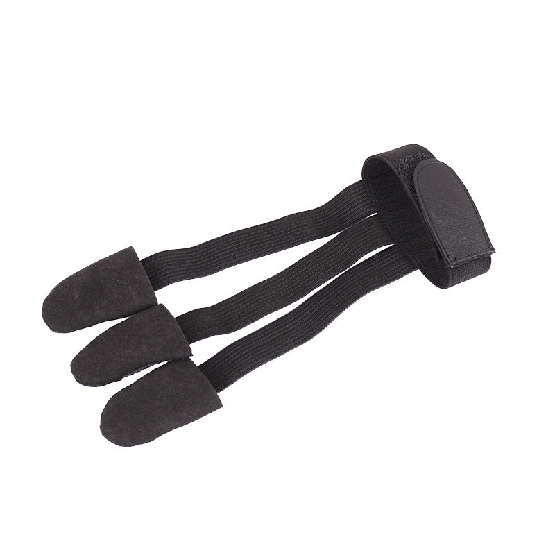 Outdoor Hunting Elastic Finger Gloves Three-Finger Guard Outdoor Hunting Gloves-Black/Grey