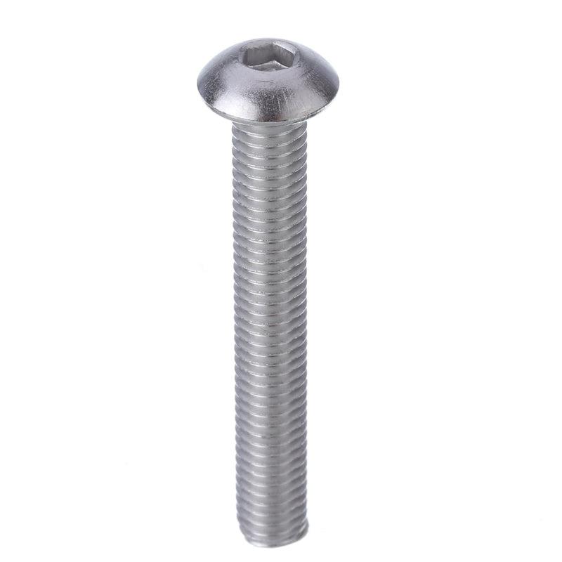 Suleve M5SH7 165Pcs M5 Hex Socket Button Head Screw 304 Stainless Steel Bolt Assortment Set