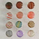 120Pcs Pattern Metal Epoxy Pushpins Office Supplies Diy Photo Album Decorat