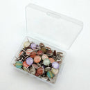 120Pcs Pattern Metal Epoxy Pushpins Office Supplies Diy Photo Album Decorat