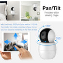 HD 1080P Wifi IP Camera 355 Pan/Tilt Rotation Night Vision Work with Amazon Alexa Google Home