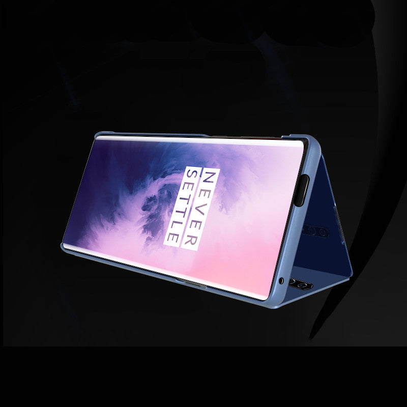 Bakeey Plating Mirror Window Shockproof Flip Full Cover Protective Case for OnePlus 7