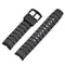 Black PU Strap Replacement Watch Band for Edifice EF-550 EF-523