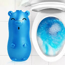 Cute Blue Bear Toilet Cleaner Magic Automatic Flush Toilet Cleaning Assista