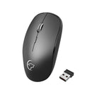 2X(Mini G834 2.4G Wireless Mouse Ergonomic 1600Dpi Optical Mice with Usb Re