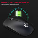 2X(Mini G834 2.4G Wireless Mouse Ergonomic 1600Dpi Optical Mice with Usb Re