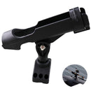 Black Canoe Plastic Boat Special Fishing Rod Bracket Kayak Rowing Accessori