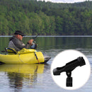 Black Canoe Plastic Boat Special Fishing Rod Bracket Kayak Rowing Accessori