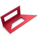 2X(Red Guide Ruler Scriber Circular Saw Guide Electric Cutting Machine Trip
