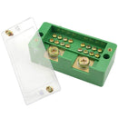 2X(660V 30A Single Phase 2 Inlet 8 Outlet Meter Box Junction Power Distribu
