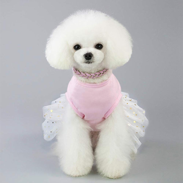 Pet Dress, Cute Rabbit Decor Dog Tutu Princess Dress Wedding Skirt Small Do N7R2