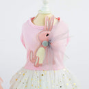 Pet Dress, Cute Rabbit Decor Dog Tutu Princess Dress Wedding Skirt Small Do N7R2