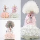 Pet Dress, Cute Rabbit Decor Dog Tutu Princess Dress Wedding Skirt Small Do N7R2