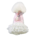 Pet Dress, Cute Rabbit Decor Dog Tutu Princess Dress Wedding Skirt Small Do N7R2