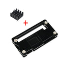 With Heatsink Acrylic Protector Cover Case for Raspberry Pi Zero(Black) P1J2