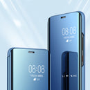 Bakeey Plating Mirror Window Shockproof Flip Full Cover Protective Case for Huawei Mate 20 Pro