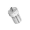 1.2mm/1.5mm TC4 Titanium Alloy M6 Thread Nozzle For 3D Printer 1.75mm Filament