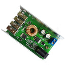 2X(Usb Car Fast Charger Buck Module 24V/12V To 5V 5A 4 Port Usb Converter f