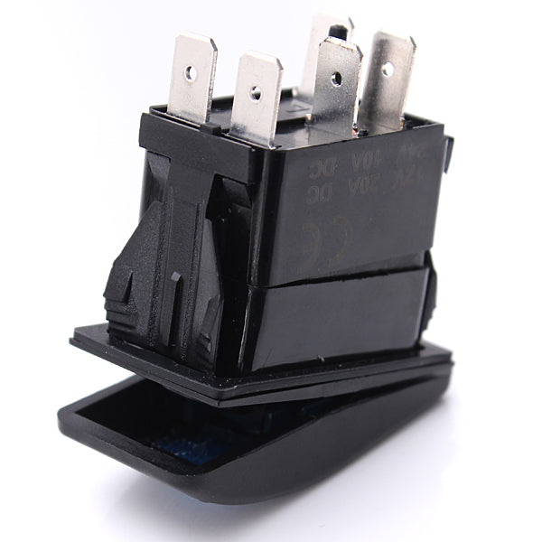 Carling Waterproof LED Indicator Light Rocker SPST ON-OFF Switch