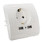 Excellway KI09 5V 2A Dual USB Port Wall Charger Adapter EU Plug Sockets Power Outlet