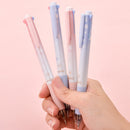 Deli S311 6 Pcs/set Press Type Ballpoint Pens Signing Pen Office School Students Stationery Pen
