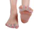 IPRee 1 Pair Toe Separator Silicone Foot Toe Braces Straightener Bunion Pain Relief Sports