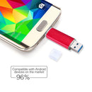 32Gb Colorful Metal Case Usb 3.0 Flash Drive Otg Pendrive Microï¼Usb Stick E