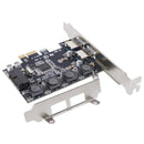 2X(5Gbps Ultra-High Speed 19Pin Pci-E Card 2-Port Pcie To Usb3.0 19Pin + Fr