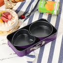 3Pcs Mini Non-stick Cake Bake Mold Pan Kitchen Bakeware Mould Sandwich Tray