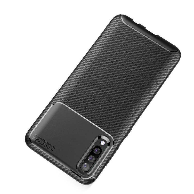 Bakeey Protective Case For Samsung Galaxy A50 2019 Carbon Fiber Fingerprint Resistant Soft TPU Back Cover