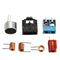 EQKIT FM Transmitter Kit RF-02 Wireless Microphone Parts MP3 Repeater Micro Transmitter With Antenna