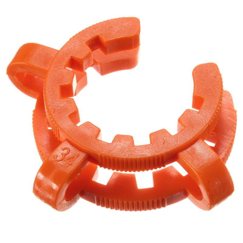 10Pcs Lab Plastic Clamp Clip Keck for Taper Glass Ground Joint 10/12/14/19/24/29/34/40/45#