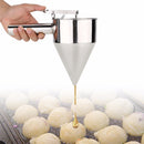 Stainless Steel Batter Pancake Ball Dispenser Cake Cupcake Dough Dispenser