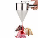 Stainless Steel Batter Pancake Ball Dispenser Cake Cupcake Dough Dispenser