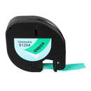 LT 91201/91200/12267 Label Tape Compatible For Dymo LetraTag 12mmx4m Cassette