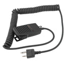 2X(Handheld Speaker Mic for Icom Ic-V8 V85 V82 Ic-T2H T8A 2At W32A E90 Radi