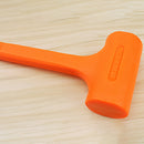Dead Blow Mallet Orange Soft Rubber Unicast Hammer
