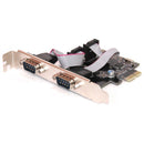 2X(Wch382 Chipset Pci-E 2 Serial Ports Controller Card Pci Express To Rs232