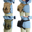 Outdoor Tactical Nylon Waist Bag Drop Leg Pack Belt Sport Pouch