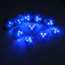 10X Remote Control Waterproof RGB Submersible LED Candle Tea Light Table Lamp Decoration