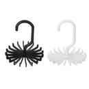 20 Claws Rotatable Mini Round Plastic Ties Rack Scarf Stand Jewelry Stand