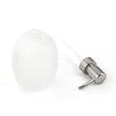 Bathroom Soap Dispenser Glass Bottle Head Metal Head Pump Lotion Container  R1X4