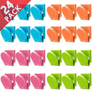 Magnetic Clips, 24 Pieces Magnetic Metal Clips, Refrigerator Whiteboard Wal