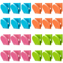 Magnetic Clips, 24 Pieces Magnetic Metal Clips, Refrigerator Whiteboard Wal