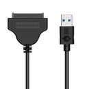 2X(Sata To Usb 3.0 Adapter, Usb 3.0 To Sata for 2.5 Inch Sata Ssd/Hdd Drive