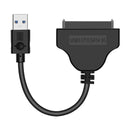 2X(Sata To Usb 3.0 Adapter, Usb 3.0 To Sata for 2.5 Inch Sata Ssd/Hdd Drive