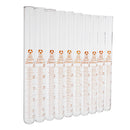 10Pcs/Set Glass Clear Graduated Test Tube Measuring Calibration Tube 5/10/20/25/50mL for Lab Experiment
